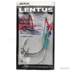 BKK SF Lentus Assist Hooks 6/0 L