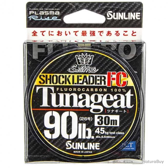 Sunline Tunageat FC Shock Leader 90lb 30m 1 Sunline Tunageat FC Shock Leader 90lb 30m