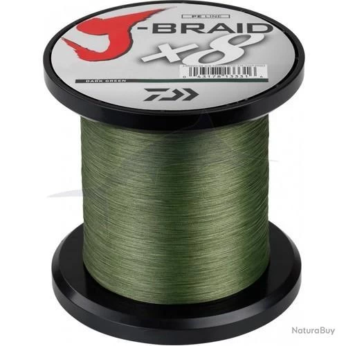 Daiwa Tresse J-Braid X 8 (300m) Vert 29lb 1 Daiwa Tresse J-Braid X 8 (300m) Vert 29lb