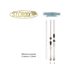St. Croix CANNE MER SPINNING ST CROIX LEGEND XTREME INSHORE FAST 2M13 M -Fishing Soldes canne mer spinning st croix legend xtreme inshore fast 2m13 m 3
