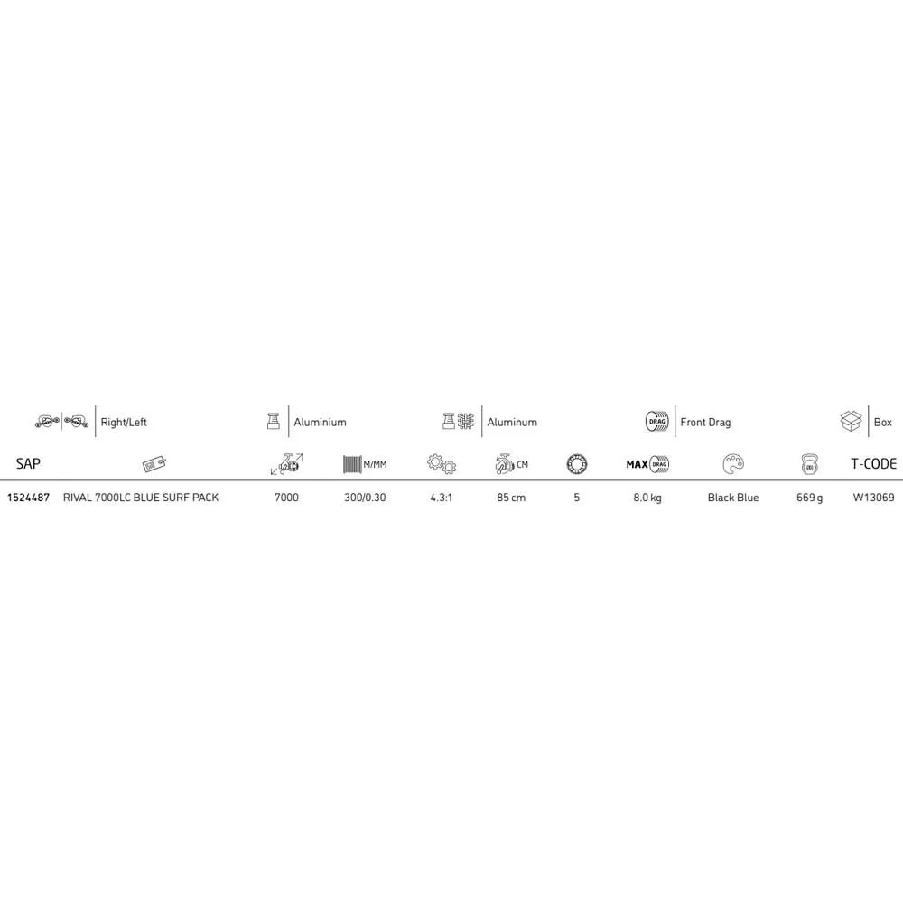PENN Moulinet Surfcasting Rival Longcast Surf Pack 2 PENN Moulinet Surfcasting Rival Longcast Surf Pack – Image 2